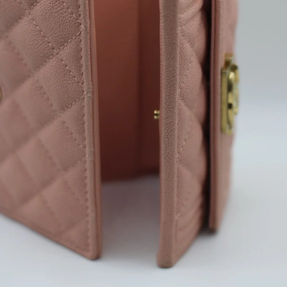 Chanel Boy Trifold Flap Quilted Wallet - Picture 7 of 14